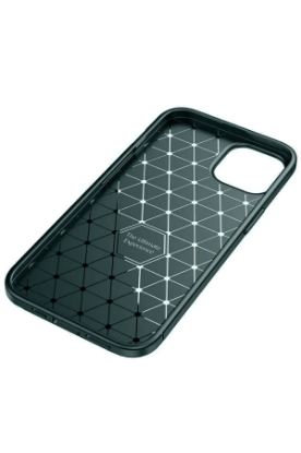 Newface iPhone 14 Kılıf Auto Focus Karbon Kapak - Koyu Yeşil resmi