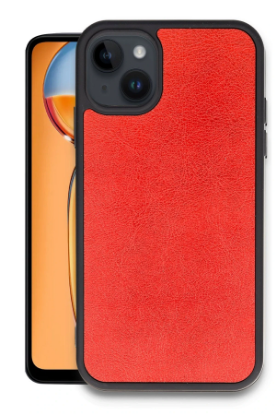 Newface iPhone 14 Kılıf Aras Deri Kapak - Kırmızı resmi