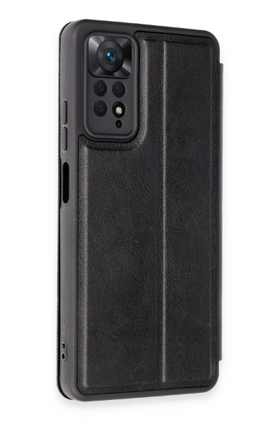 Newface Xiaomi Redmi Note 12 Pro 4G Kılıf Flip Cover - Siyah resmi