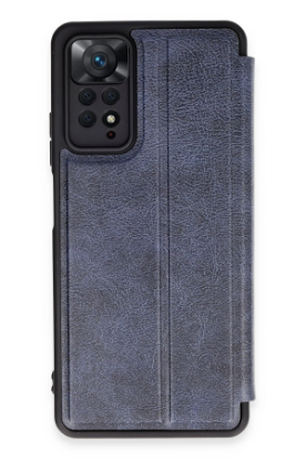 Newface Xiaomi Redmi Note 12 Pro 4G Kılıf Flip Cover - Lacivert resmi