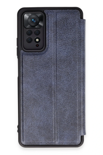 Newface Xiaomi Redmi Note 12 Pro 4G Kılıf Flip Cover - Lacivert resmi
