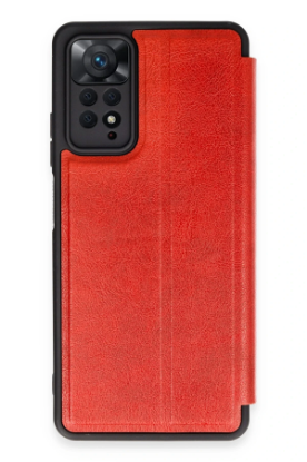 Newface Xiaomi Redmi Note 12 Pro 4G Kılıf Flip Cover - Kırmızı resmi