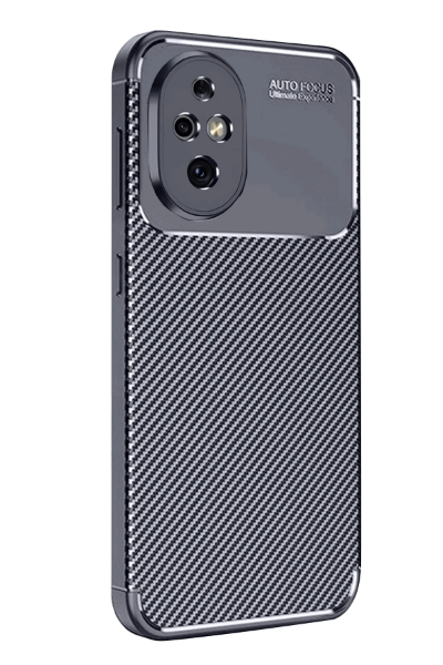 Newface Honor 200 Kılıf Auto Focus Karbon Kapak - Lacivert resmi