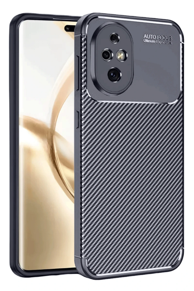 Newface Honor 200 Kılıf Auto Focus Karbon Kapak - Lacivert resmi