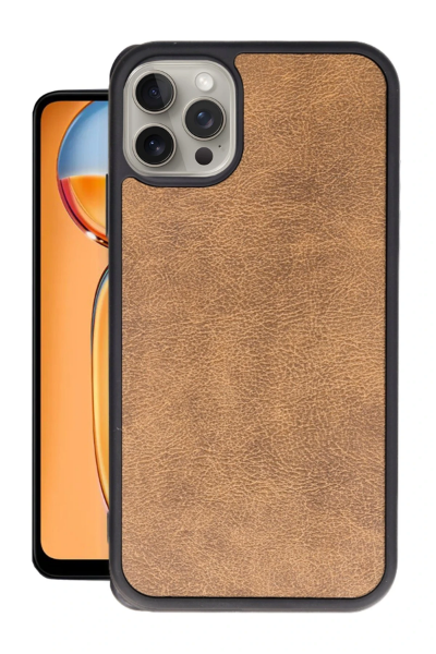 Newface iPhone 14 Pro Max Kılıf Aras Deri Kapak - Taba resmi
