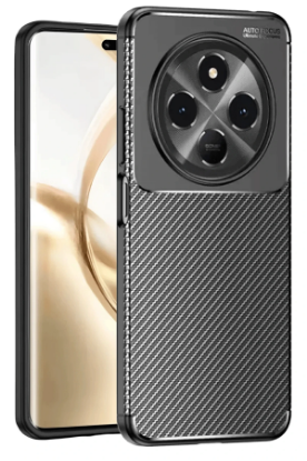 Newface Tecno Spark 30 Kılıf Auto Focus Karbon Kapak - Siyah resmi