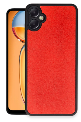 Newface Samsung Galaxy A05 Kılıf Aras Deri Kapak - Kırmızı resmi