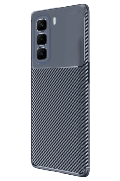 Newface İnfinix Hot 50 Pro Plus 4G Auto Focus Karbon Kapak - Lacivert resmi