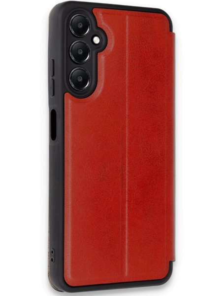 Newface Samsung Galaxy A35 5G Kılıf Flip Cover - Kırmızı resmi