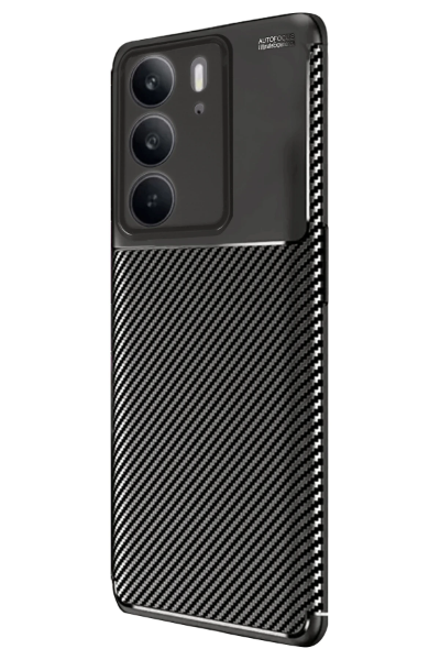 Newface Realme C75 4G Auto Focus Karbon Kapak - Siyah resmi