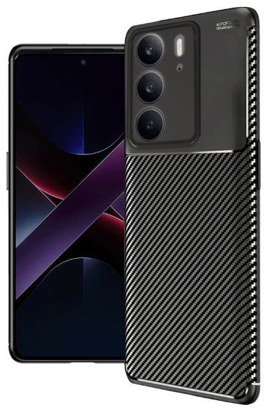 Newface Realme C75 4G Auto Focus Karbon Kapak - Siyah resmi