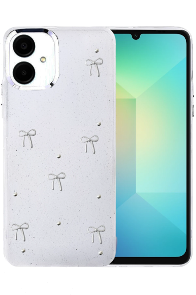 Newface Samsung Galaxy A06 Fiyonk Desenli Kapak - Desen 1 resmi