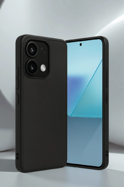 Newface Xiaomi Redmi Note 13 Pro 4G Kılıf Aras Deri Kapak - Siyah resmi