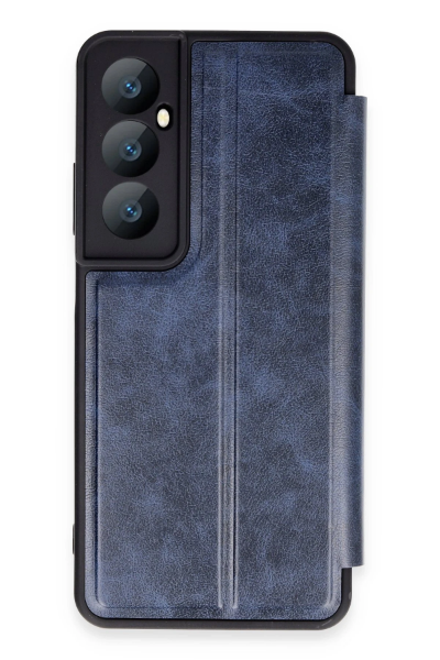 Newface Realme C65 Kılıf Flip Cover - Lacivert resmi