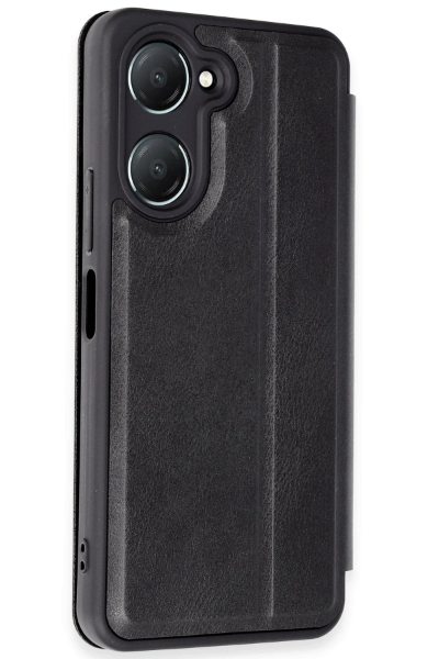 Newface Vivo Y18 Kılıf Flip Cover - Siyah resmi