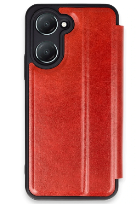 Newface Vivo Y18 Kılıf Flip Cover - Kırmızı resmi