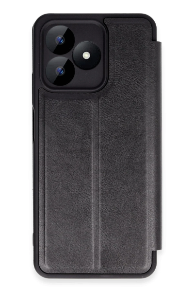 Newface Realme Note 50 4G Kılıf Flip Cover - Siyah resmi