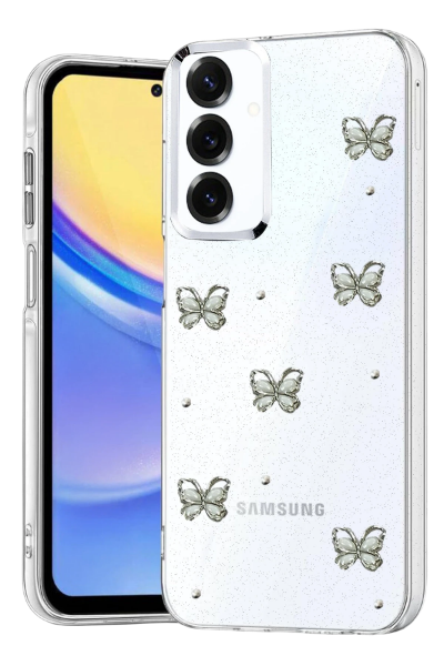 Newface Samsung Galaxy S25 Fiyonk Desenli Kapak - Desen 9 resmi