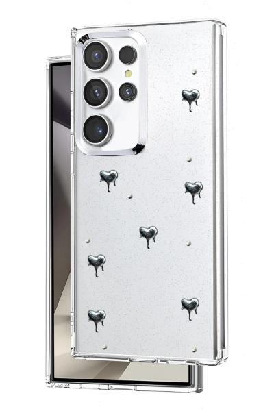 Newface Samsung Galaxy S25 Ultra Fiyonk Desenli Kapak - Desen 3 resmi