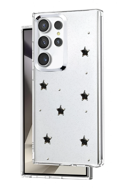 Newface Samsung Galaxy S25 Ultra Fiyonk Desenli Kapak - Desen 4 resmi