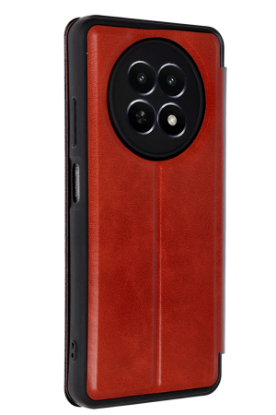 Newface Realme 12 5G Kılıf Flip Cover - Kırmızı resmi