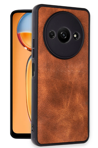 Newface Xiaomi Redmi A3 4G Kılıf Aras Deri Kapak - Taba resmi