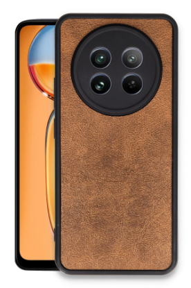 Newface Realme 12 5G Kılıf Aras Deri Kapak - Taba resmi