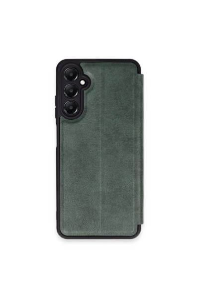 Newface Samsung Galaxy A16 5G Kılıf Flip Cover - Koyu Yeşil resmi