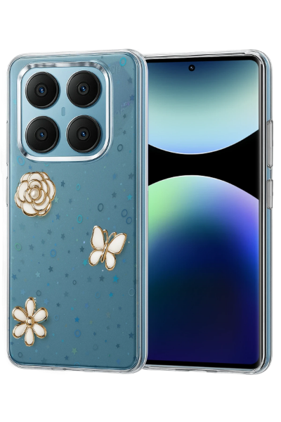 Newface Xiaomi Redmi Note 14 Pro 4G Fiyonk Desenli Kapak - Desen 10 resmi