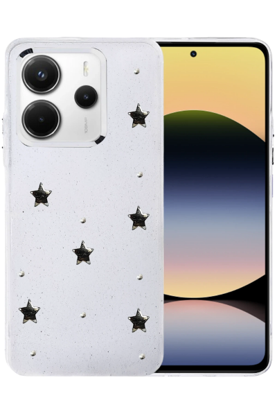 Newface Xiaomi Redmi Note 14 4G Fiyonk Desenli Kapak - Desen 4 resmi