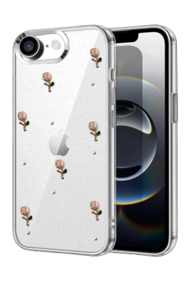 Newface Apple iPhone 16E Fiyonk Desenli Kapak - Desen 6 resmi