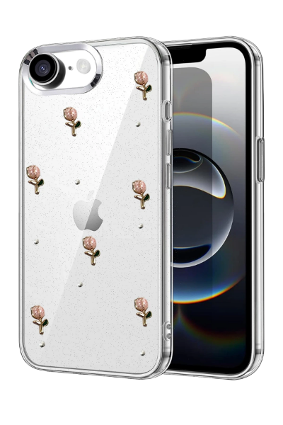 Newface Apple iPhone 16E Fiyonk Desenli Kapak - Desen 6 resmi