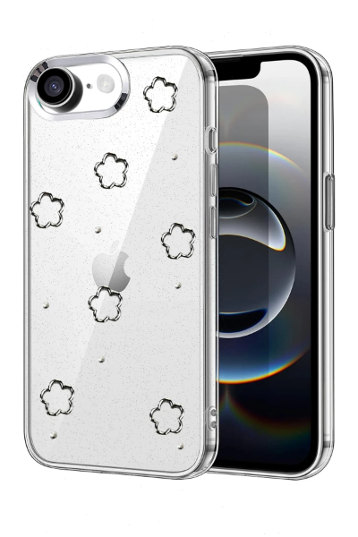 Newface Apple iPhone 16E Fiyonk Desenli Kapak - Desen 8 resmi