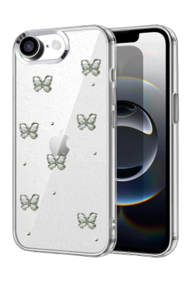 Newface Apple iPhone 16E Fiyonk Desenli Kapak - Desen 9 resmi