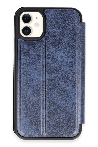 Newface iPhone 11 Kılıf Flip Cover - Lacivert resmi
