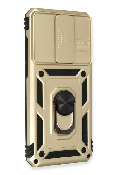Newface Xiaomi Redmi Note 8 Pro Kılıf Pars Lens Yüzüklü Silikon - Gold resmi