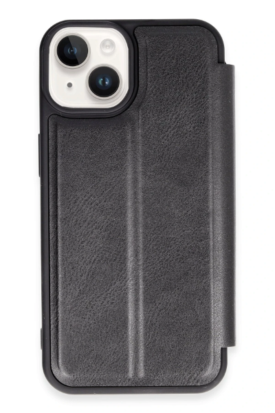 Newface iPhone 14 Kılıf Flip Cover - Siyah resmi