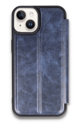 Newface iPhone 14 Kılıf Flip Cover - Lacivert resmi