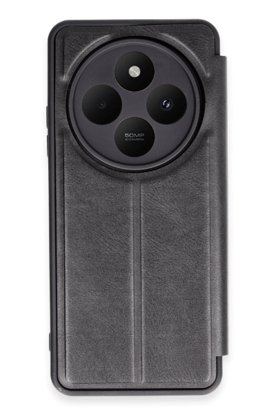 Newface Xiaomi Redmi 14C Kılıf Flip Cover - Siyah resmi