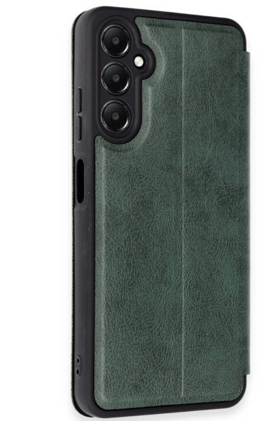 Newface Samsung Galaxy A26 Kılıf Flip Cover - Koyu Yeşil resmi