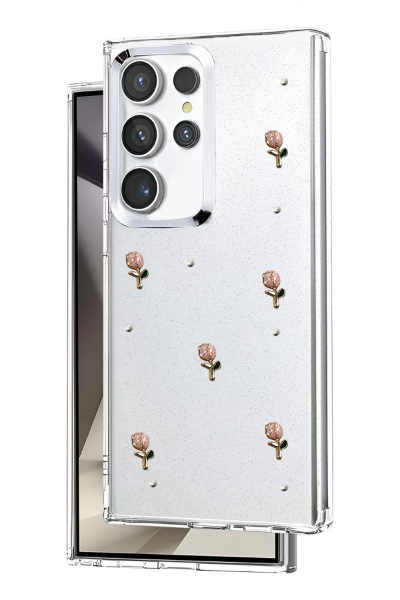 Newface Samsung Galaxy S24 Ultra Fiyonk Desenli Kapak - Desen 6 resmi
