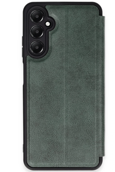Newface Samsung Galaxy A36 Kılıf Flip Cover - Koyu Yeşil resmi