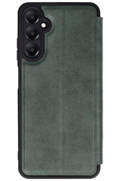Newface Samsung Galaxy A56 Kılıf Flip Cover - Koyu Yeşil resmi