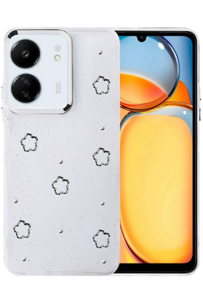 Newface Xiaomi Redmi 13C Fiyonk Desenli Kapak - Desen 8 resmi