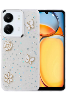 Newface Xiaomi Redmi 13C Fiyonk Desenli Kapak - Desen 10 resmi