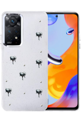 Newface Xiaomi Redmi Note 11 Pro Fiyonk Desenli Kapak - Desen 3 resmi