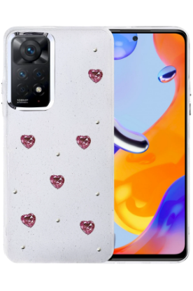 Newface Xiaomi Redmi Note 11 Pro Fiyonk Desenli Kapak - Desen 7 resmi