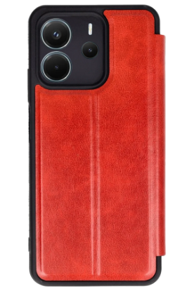 Newface Xiaomi Redmi Note 14 4G Kılıf Flip Cover - Kırmızı resmi