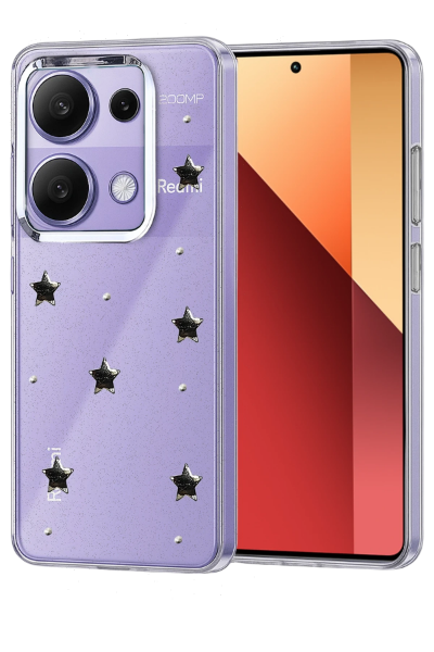 Newface Xiaomi Redmi Note 13 Pro 4G Fiyonk Desenli Kapak - Desen 4 resmi