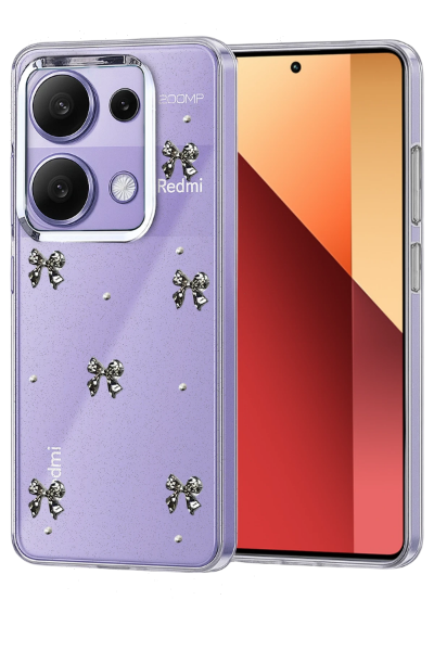 Newface Xiaomi Redmi Note 13 Pro 4G Fiyonk Desenli Kapak - Desen 5 resmi